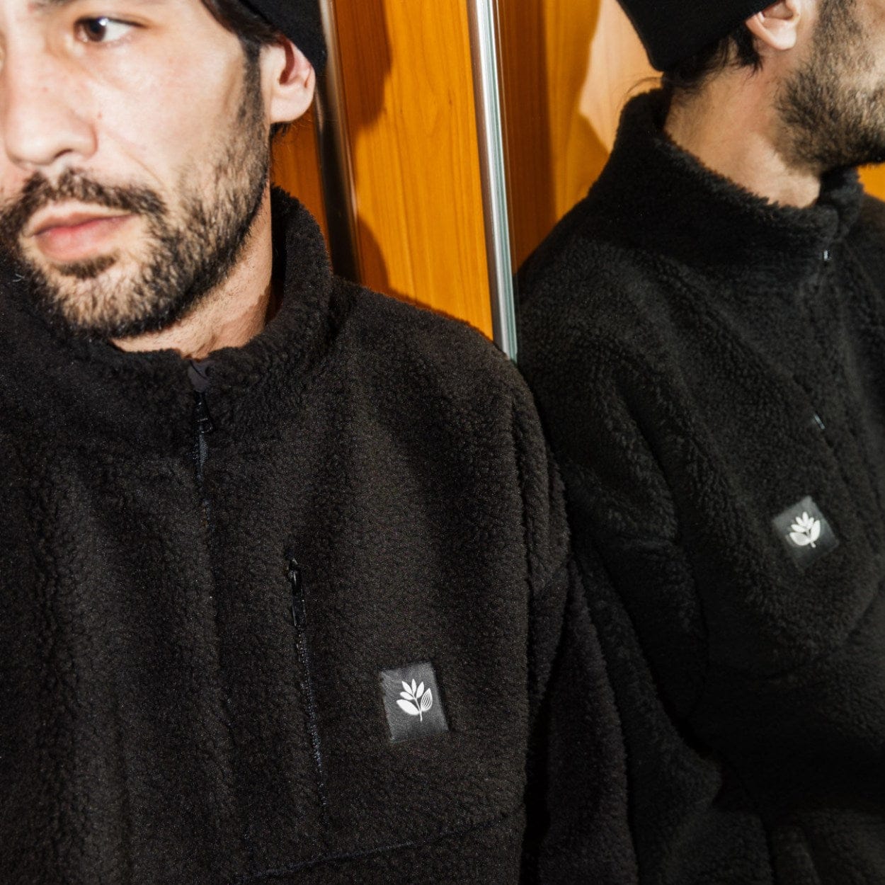 Magenta Skateboards Meru Highneck Sherpa | Black - The Vines Supply Co