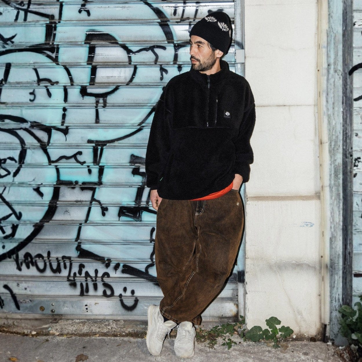 Magenta Skateboards Meru Highneck Sherpa | Black - The Vines Supply Co