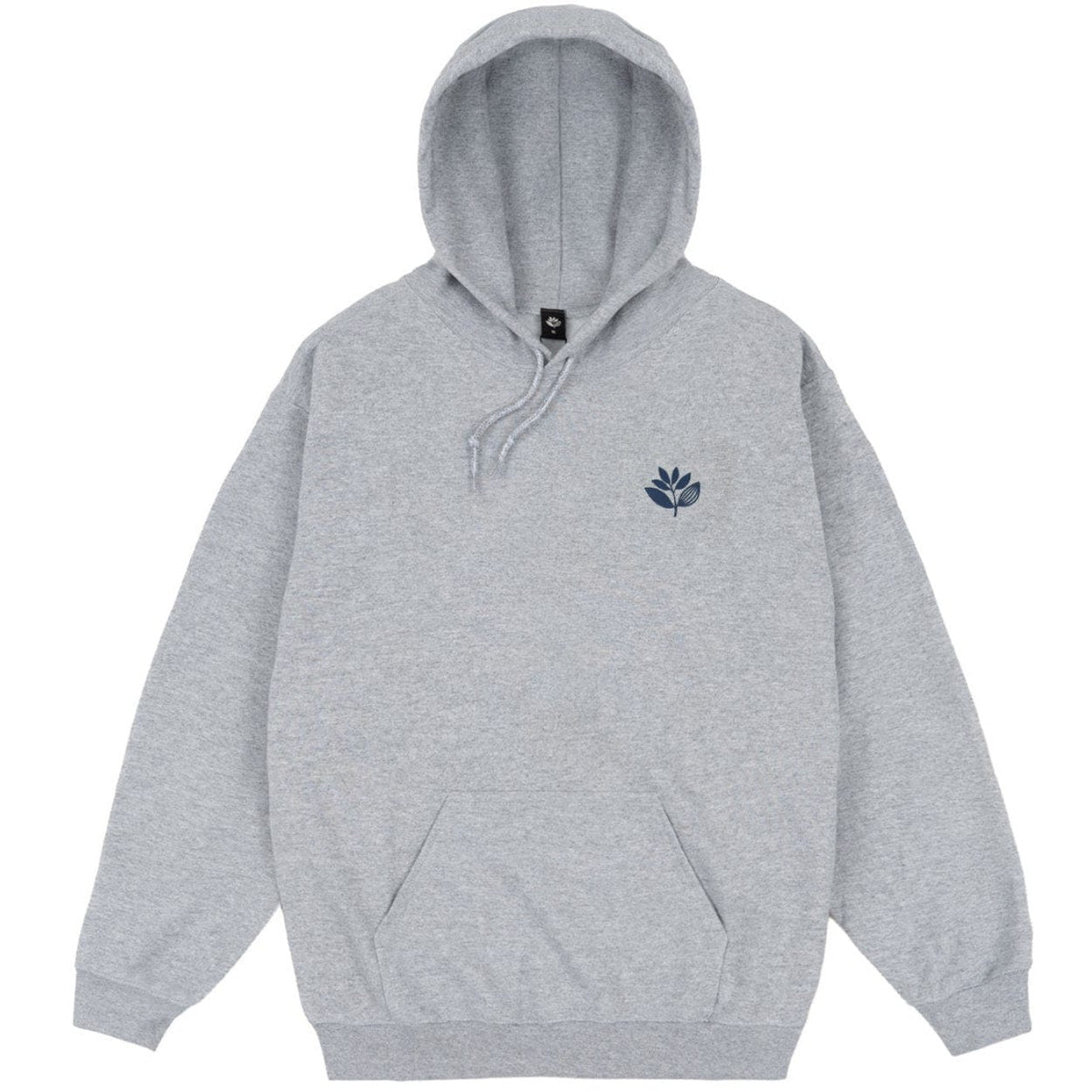 Magenta Skateboards Plant hoodie in ash color, featuring a graphic plant design on a comfortable hoodie for casual wear.