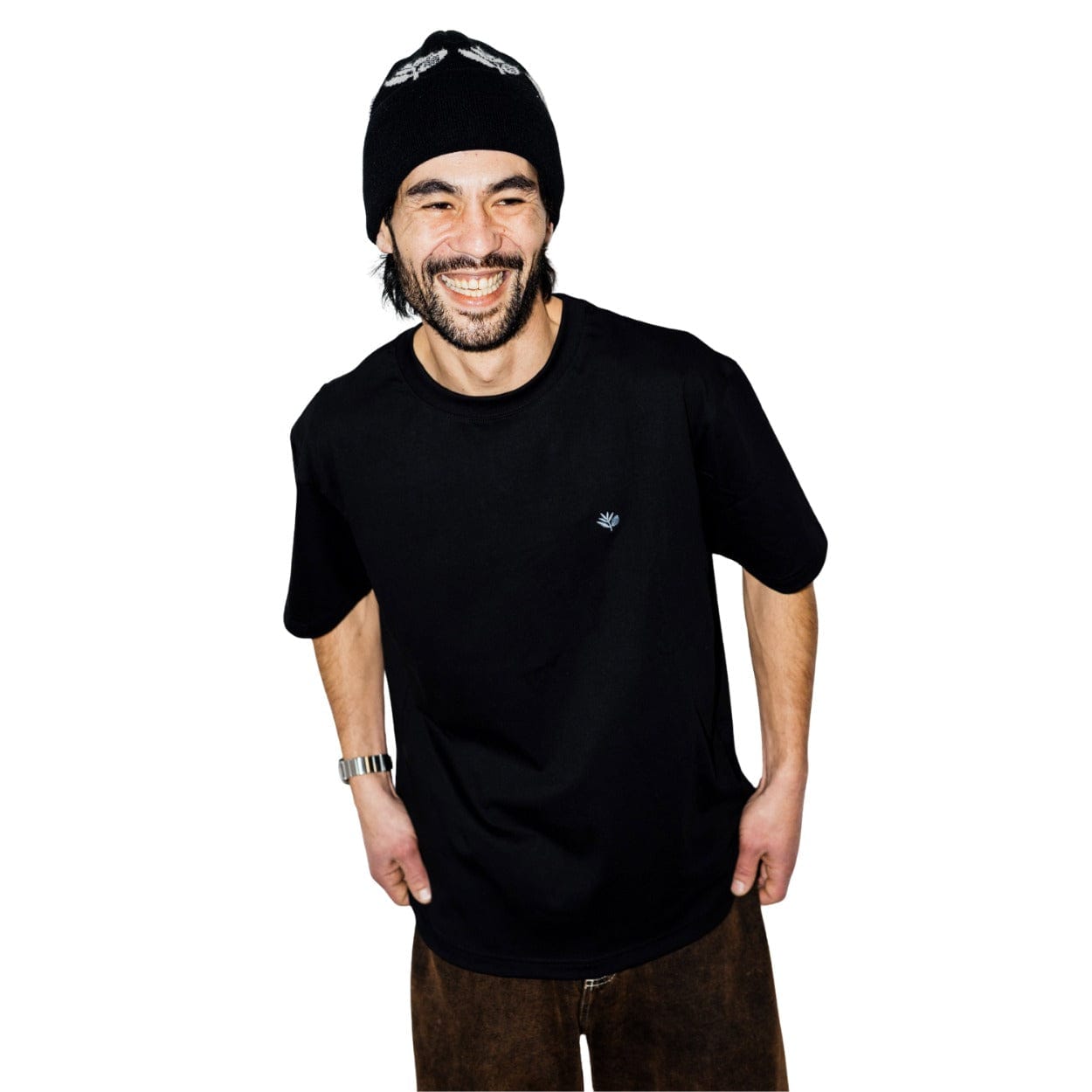 Magenta Skateboards Tonal T-Shirt | Black - The Vines Supply Co