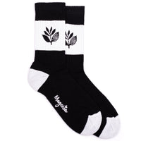 Magenta Skateboards Stripe Socks | Black - The Vines Supply Co