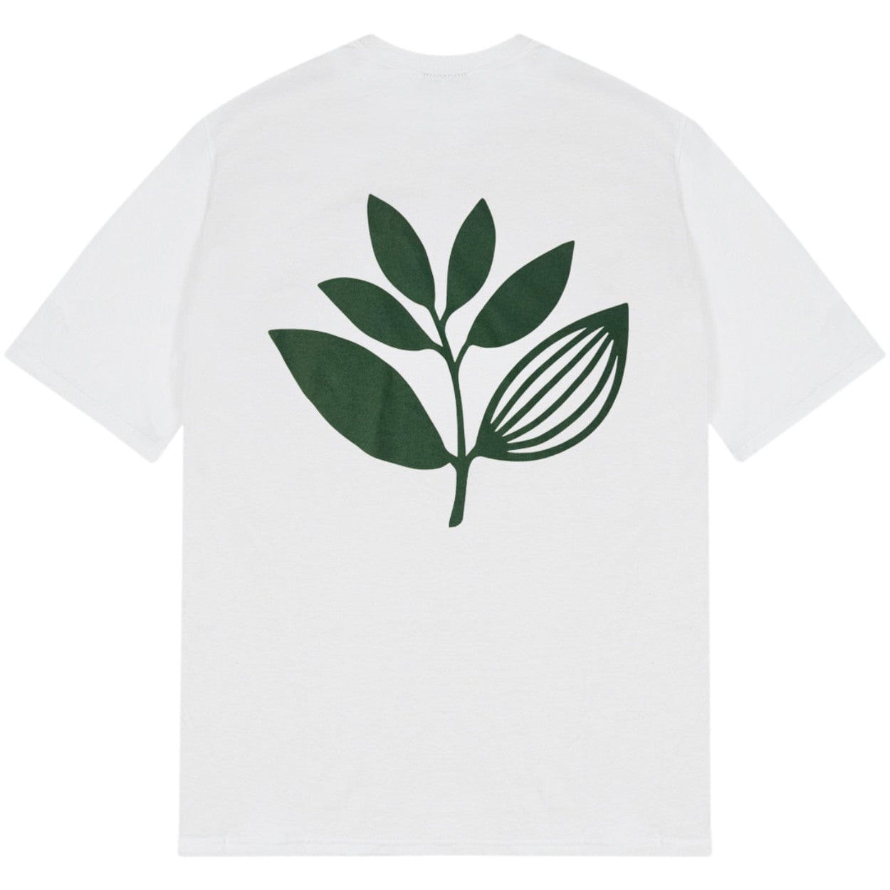 Magenta Skateboards Classic Plant T-Shirt | White - The Vines Supply Co