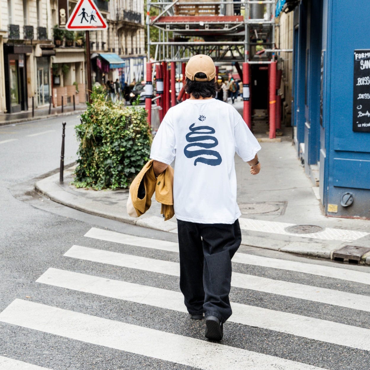 Magenta Skateboards Cruise Co T-Shirt | White - The Vines Supply Co