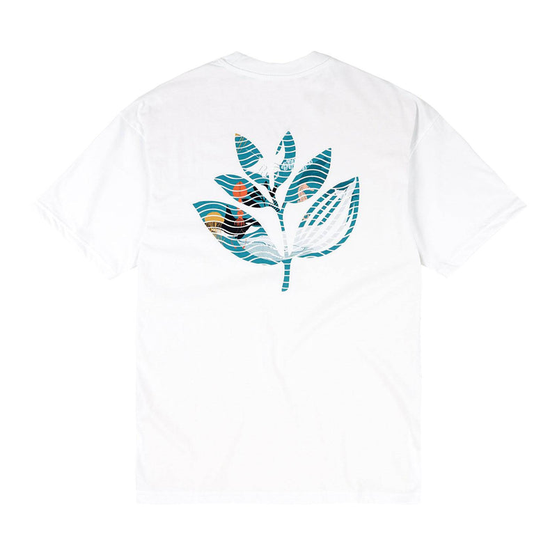 Magenta Magenta Skateboards Deep Plant T-Shirt | White Tees | The Vines