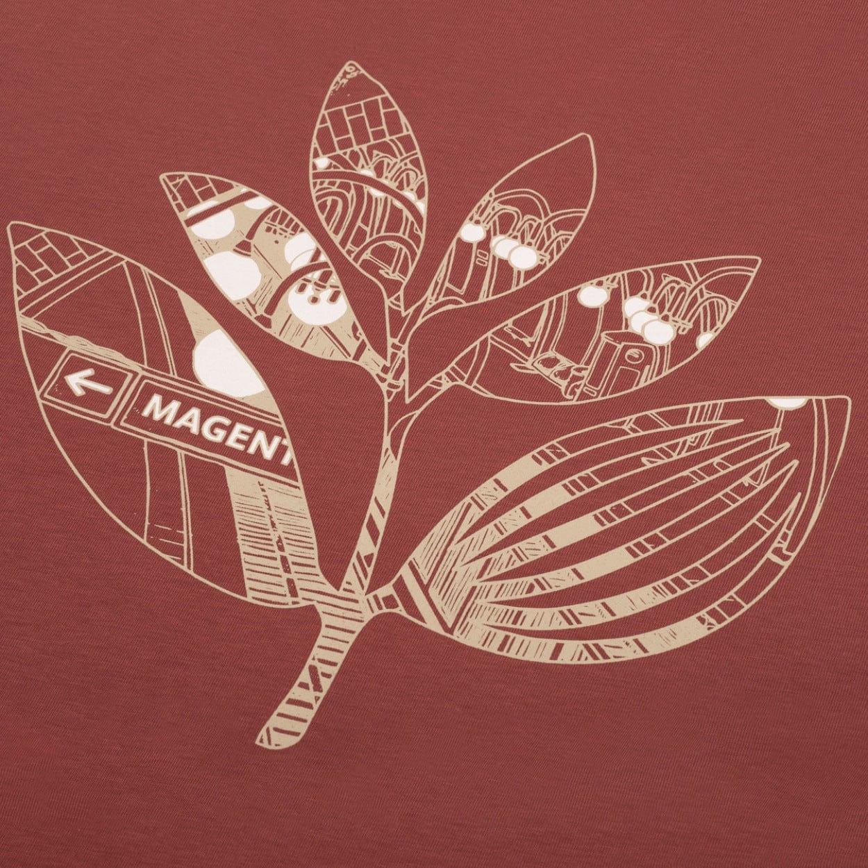 Magenta Skateboards Metro T-Shirt | Auburn - The Vines Supply Co