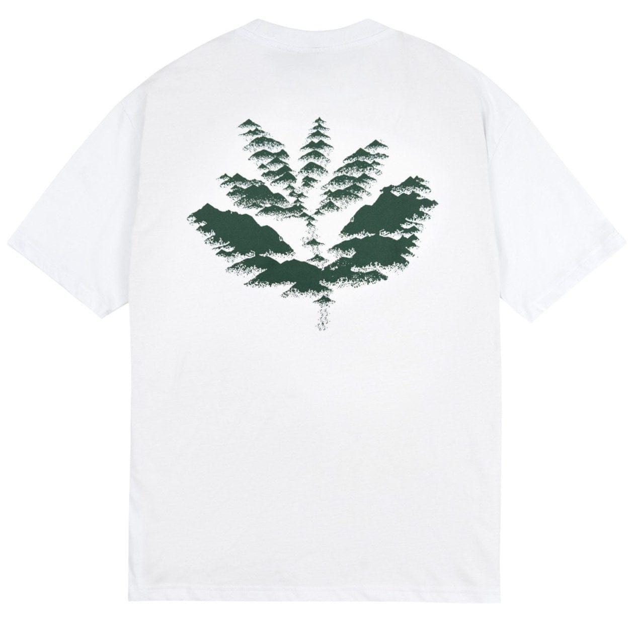 Magenta Skateboards Mountains T-Shirt | White - The Vines Supply Co