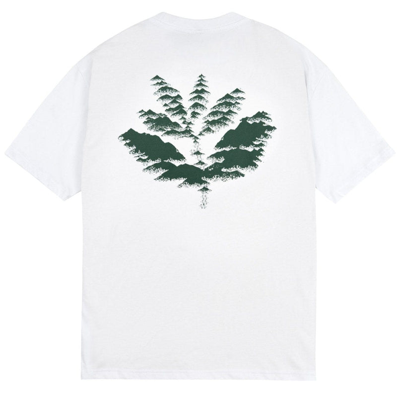 Magenta Skateboards Mountains T-Shirt | White - The Vines Supply Co