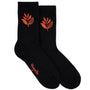 Magenta Skateboards Plant Socks | Black & Auburn