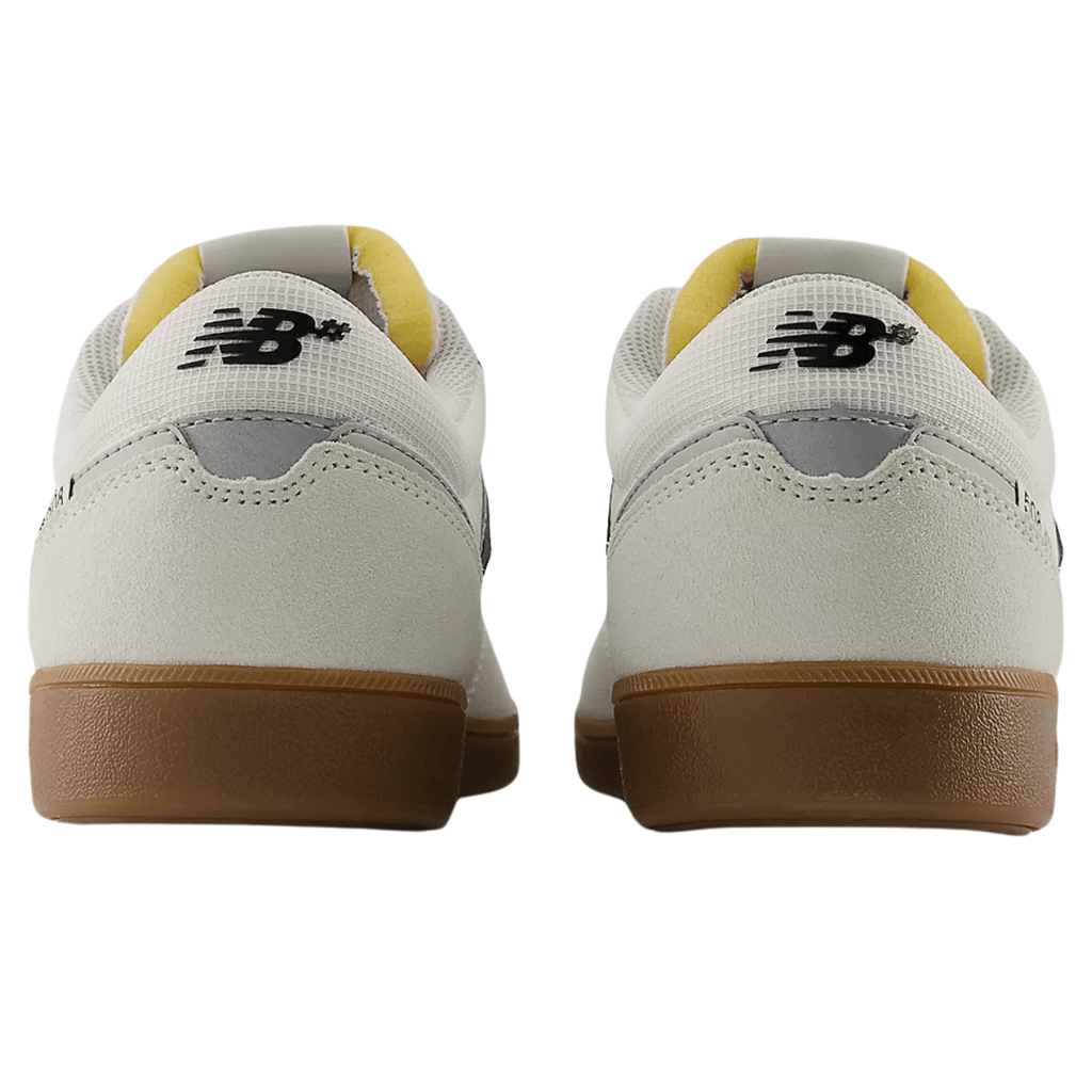 New Balance Numeric 508 skate shoes in Sea Salt and Black with a low-profile design and skate-inspired style.