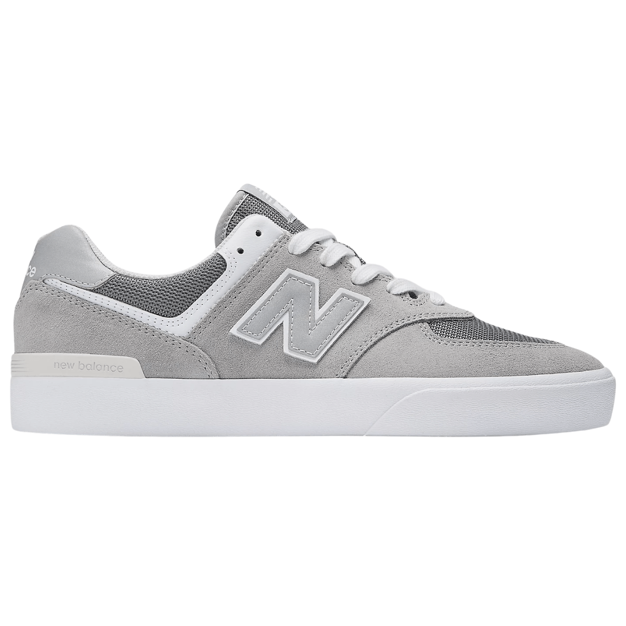 New Balance Numeric 574 Vulc NM574VGY Skate Shoes | Grey & White
