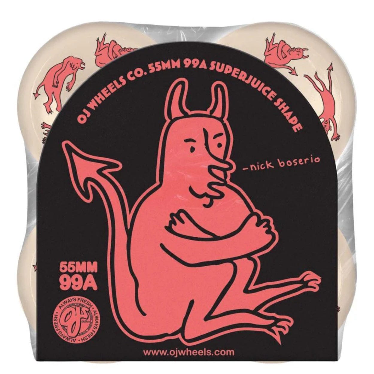 OJ Boserio Little Devil Super 99A Skateboard Wheels | 55mm