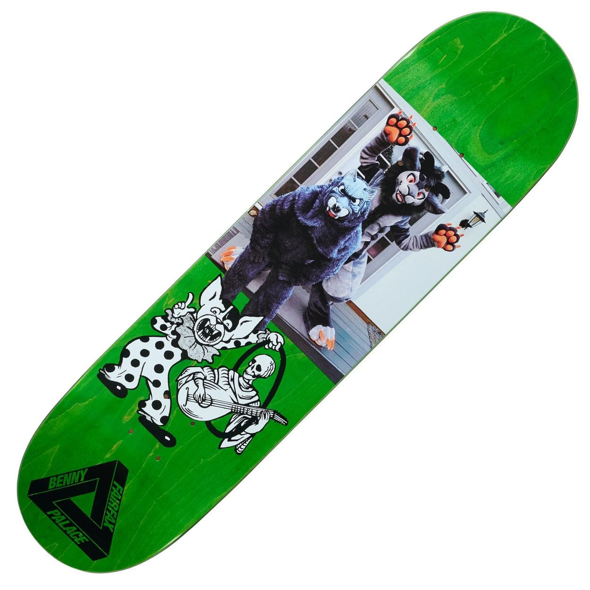 Palace Benny Pro S43 skateboard deck in 8.1 inches, featuring a graphic design, made by Palace Skateboards for street skating.