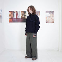 Palmah NZ Surf Quarter Zip Fleece | Black