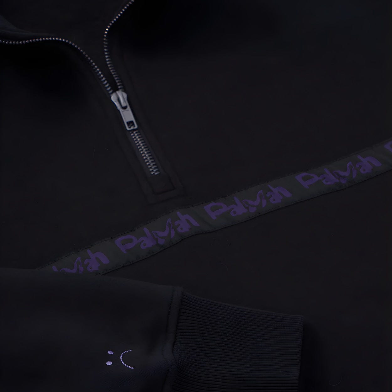 Palmah NZ Surf Quarter Zip Fleece | Black