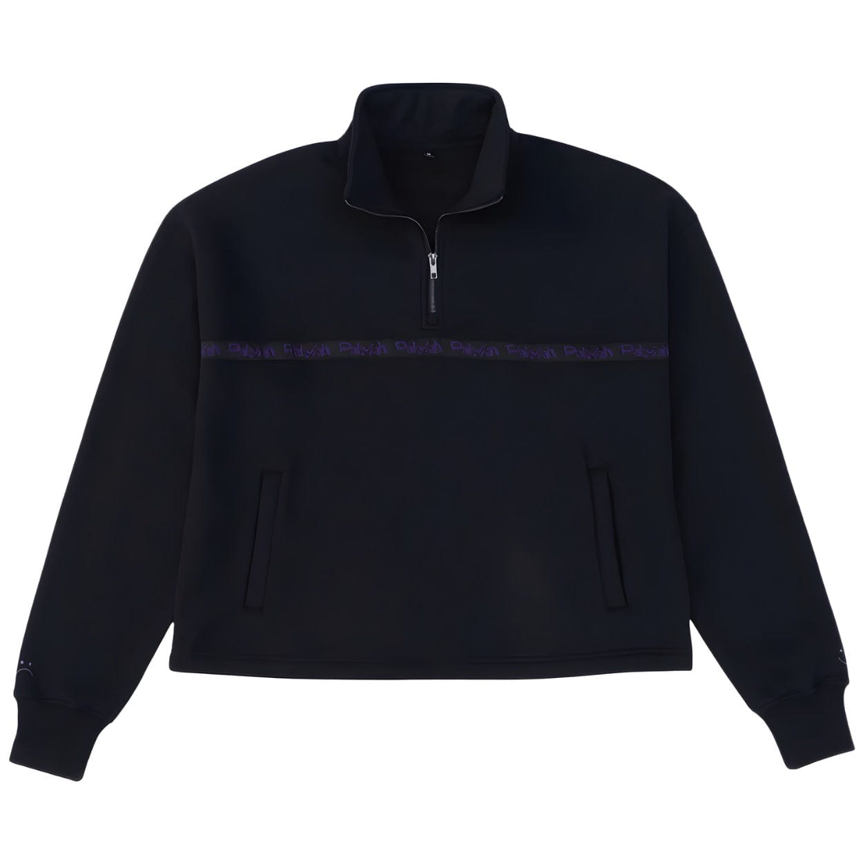Palmah NZ Surf Quarter Zip Fleece | Black