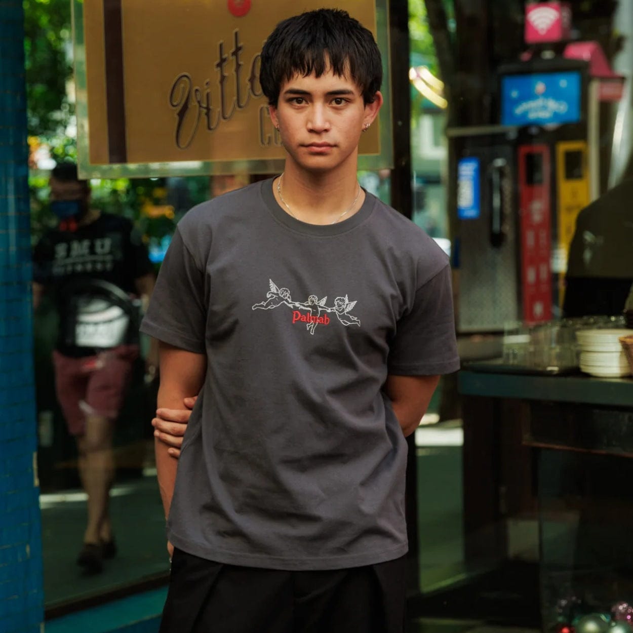 Palmah NZ Divine Trio T-Shirt | Charcoal