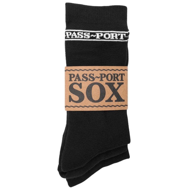 Pass~Port Hi Sox 3 Pack Socks R42 | Black - The Vines Supply Co
