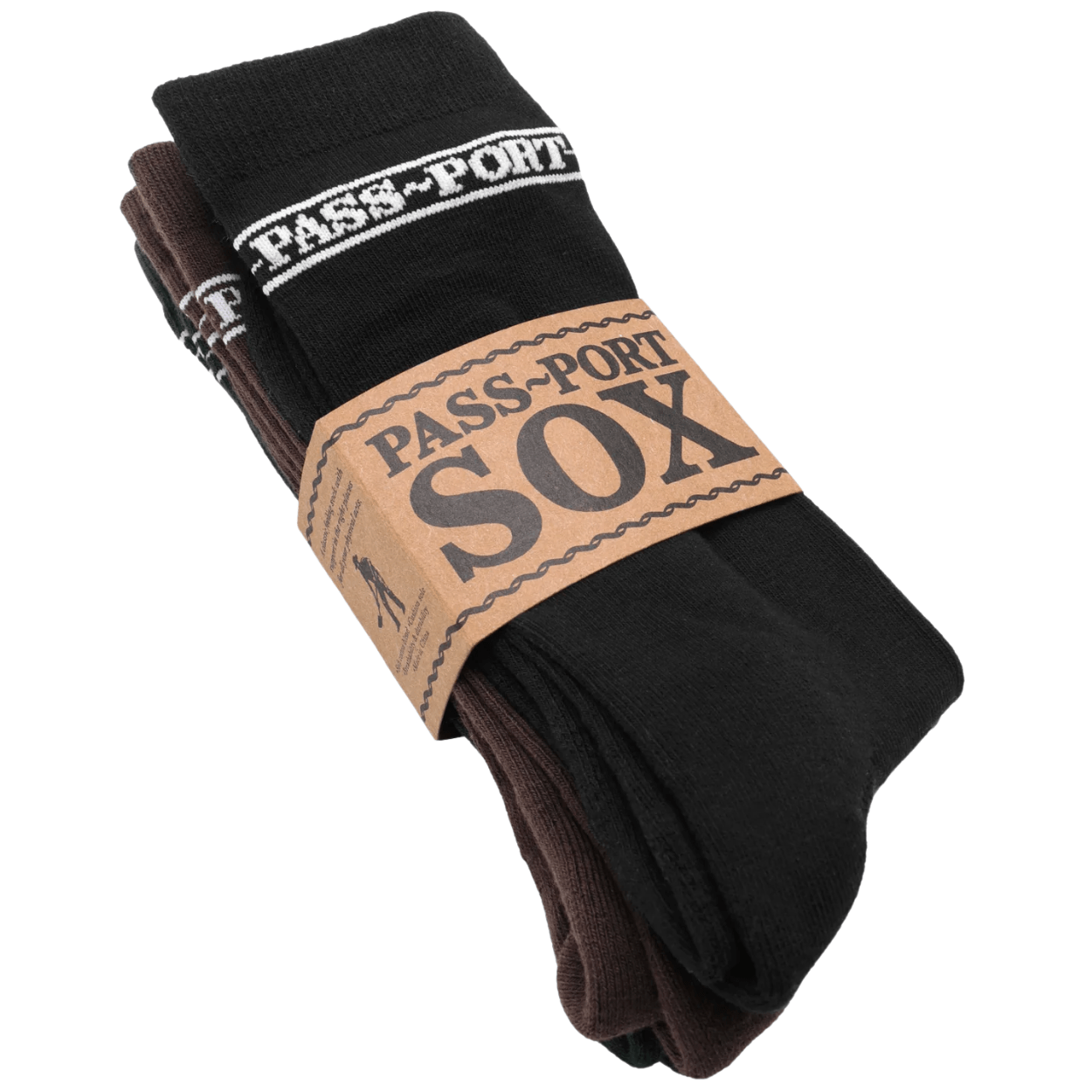 Pass~Port Hi Sox 3 Pack Socks | Black, Chocolate & Forest Green - The Vines Supply Co