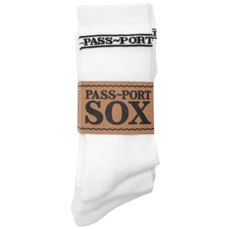 Pass~Port Hi Sox 3 Pack Socks R42 | White - The Vines Supply Co
