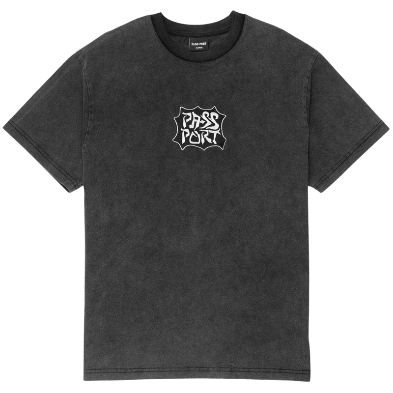 Pass~Port Glyph T-Shirt | Acid Black - The Vines Supply Co