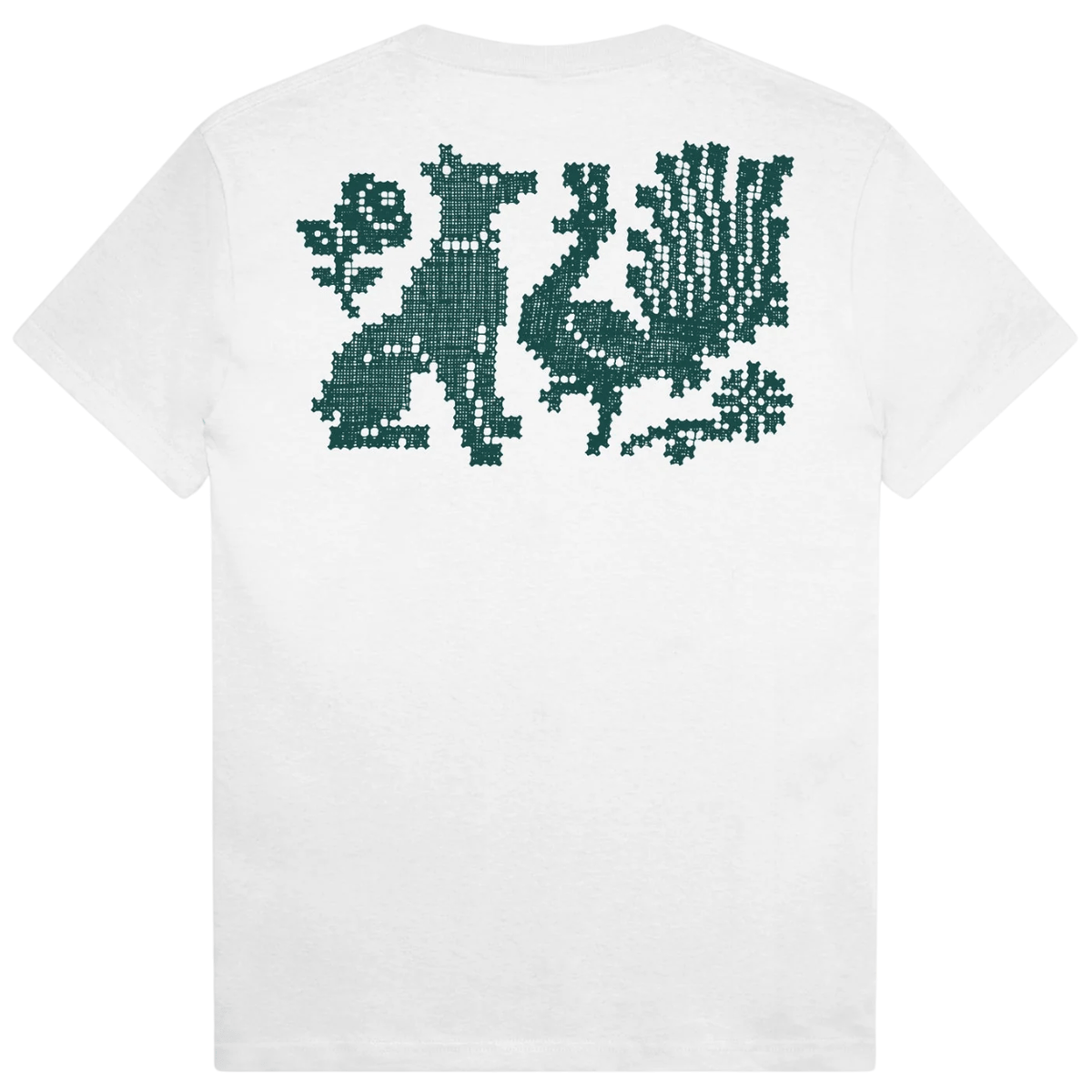 Pass~Port Needlework T-Shirt | White - The Vines Supply Co