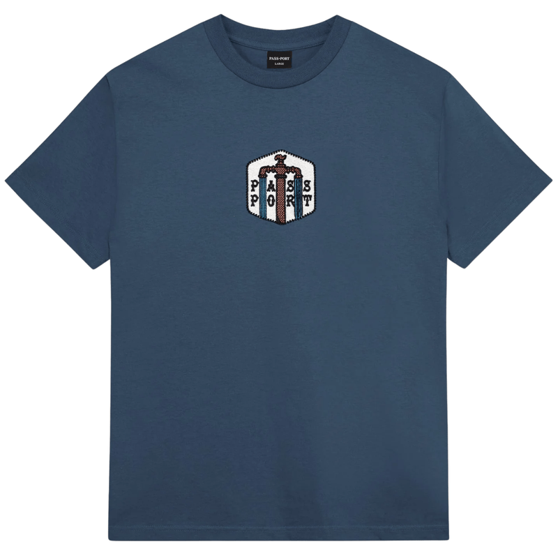 Pass~Port Water Supply T-Shirt | Harbour Blue - The Vines Supply Co
