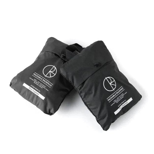 Polar Polar Skate Co Packable Backpack | Black Backpacks | The Vines