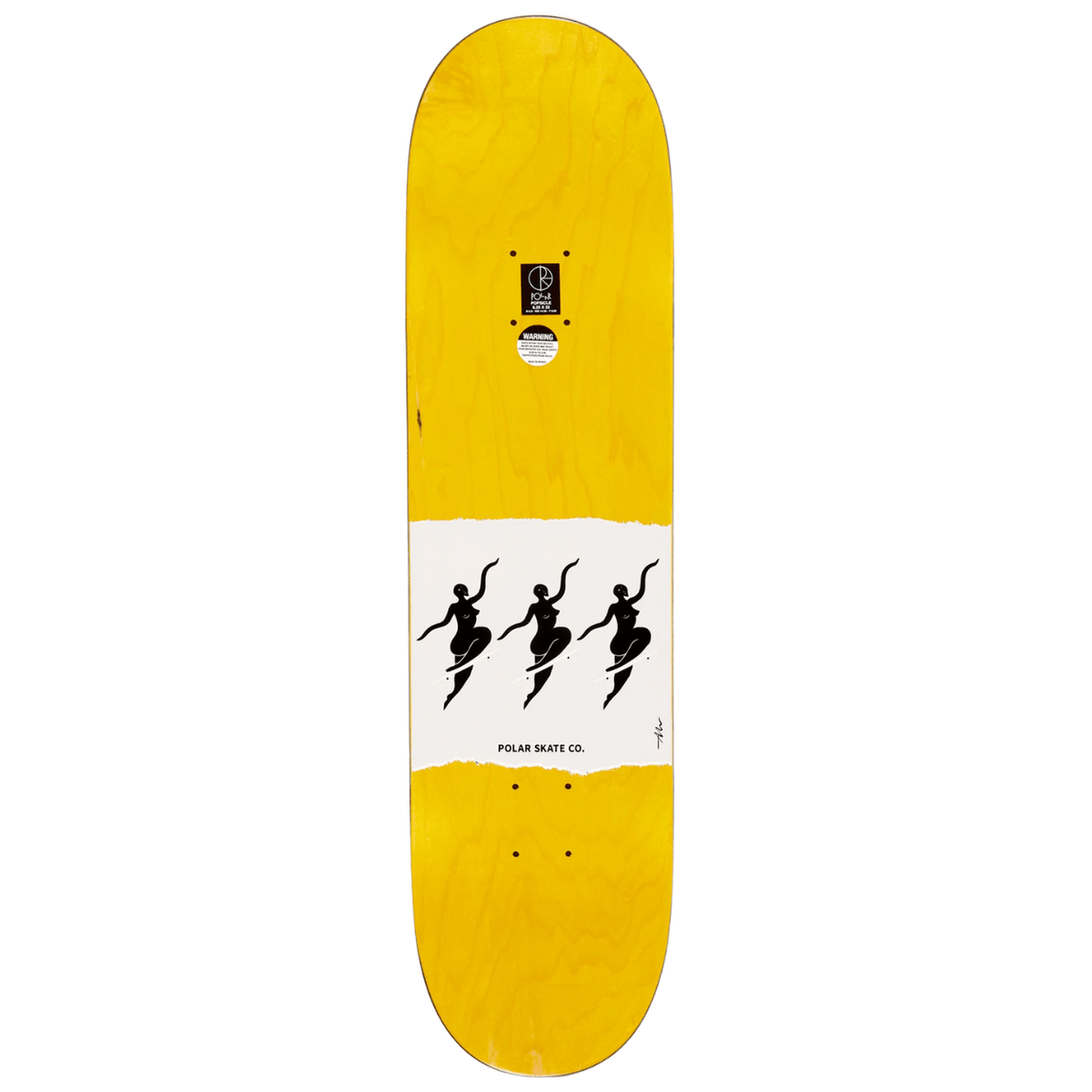 Polar Skate Co No Complies Team Skateboard Deck Red | 8.25" - The Vines Supply Co