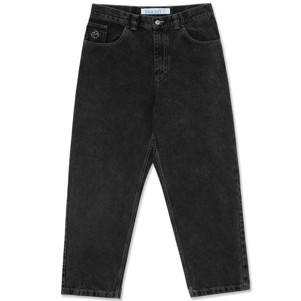 Polar Skate Co Big Boy Jeans in silver and black, showcasing classic denim fit and stylish design.