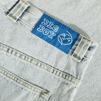 Polar Skate Co OG Logo Big Boy Jeans | Light Blue - The Vines Supply Co
