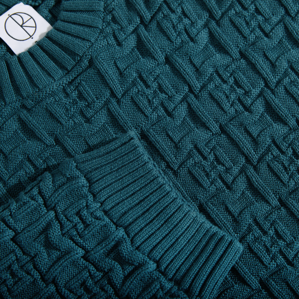 Polar Skate Co Alex Sweater | Petrol Blue - The Vines Supply Co