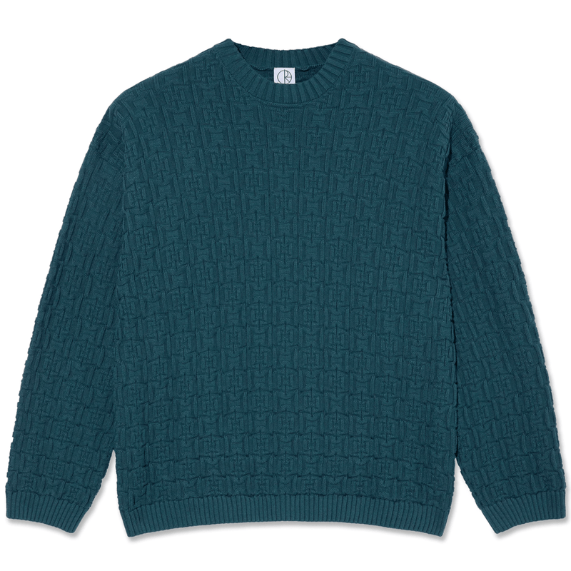 Polar Skate Co Alex Sweater | Petrol Blue - The Vines Supply Co