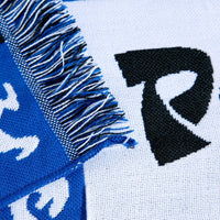 Polar Skate Co Checkers Football Scarf | Blue - The Vines Supply Co