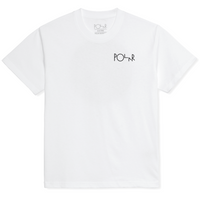 Polar Polar Skate Co Fill Logo T-Shirt | White Tees | The Vines