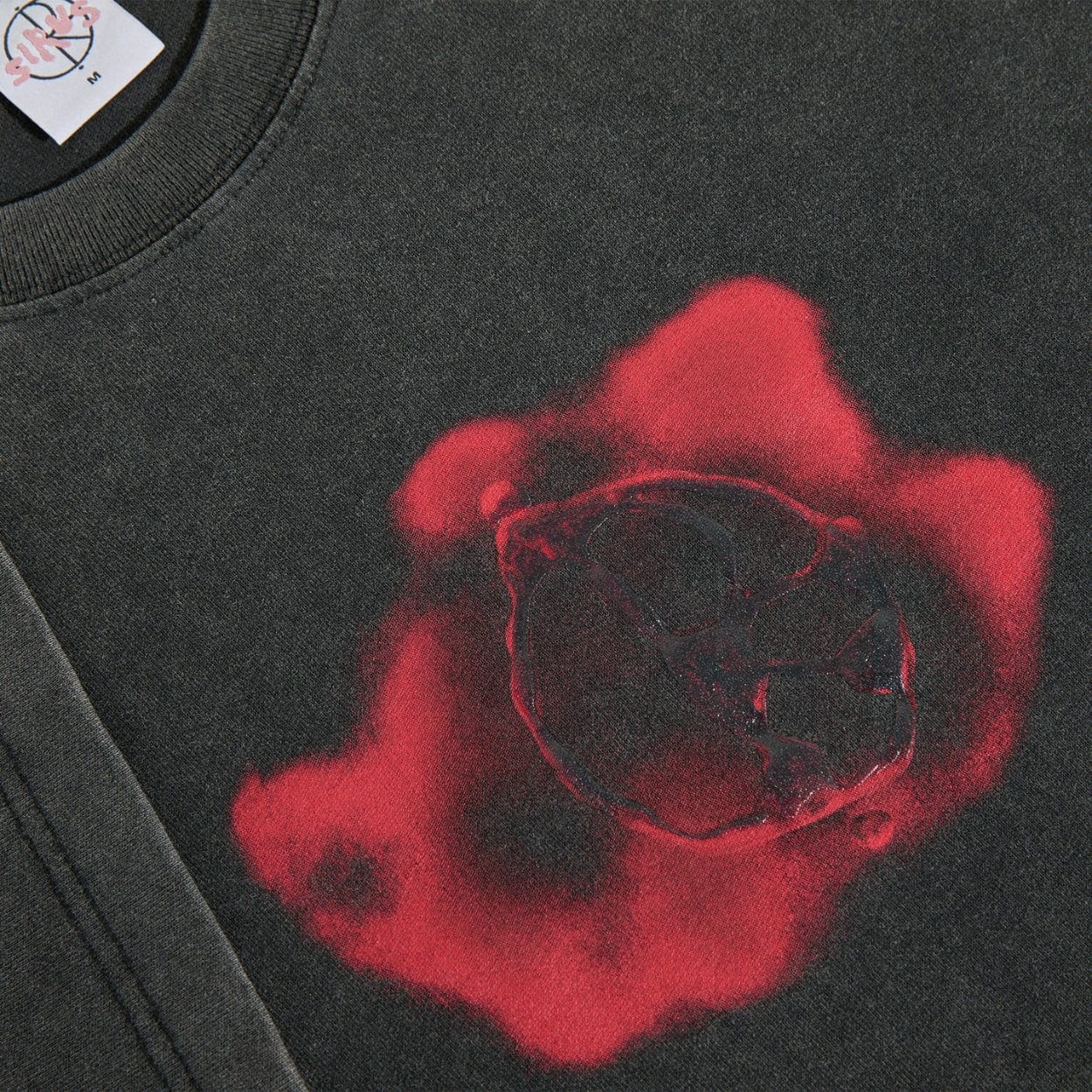 Polar Skate Co Metal Logo T-Shirt | Silver Black - The Vines Supply Co