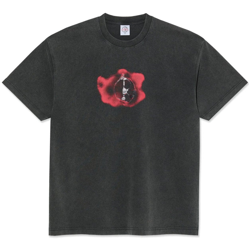 Polar Skate Co Metal Logo T-Shirt | Silver Black - The Vines Supply Co