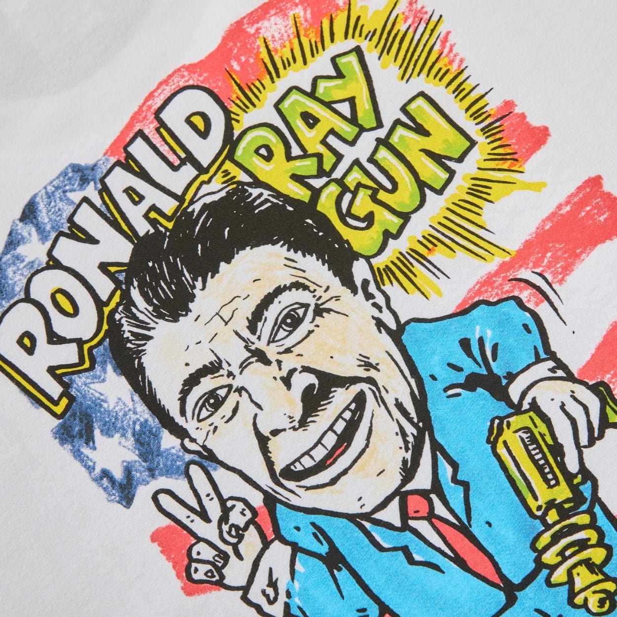 Polar Skate Co Ray Gun T-Shirt | White - The Vines Supply Co