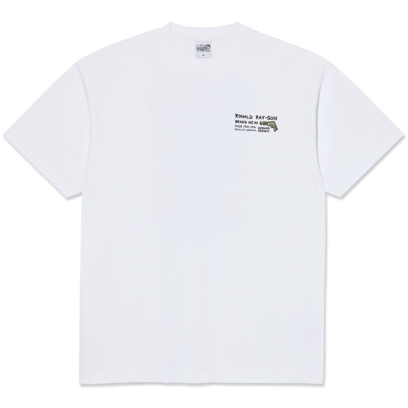 Polar Skate Co Ray Gun T-Shirt | White - The Vines Supply Co