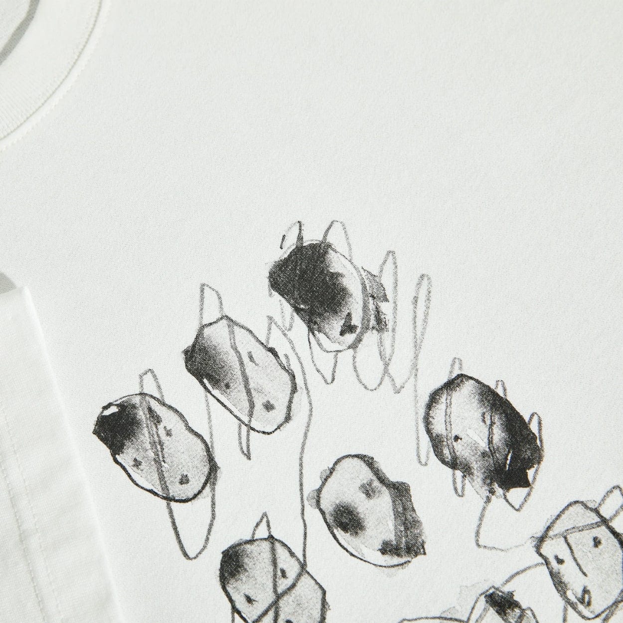 Polar Skate Co Sequence T-Shirt | Cloud White - The Vines Supply Co