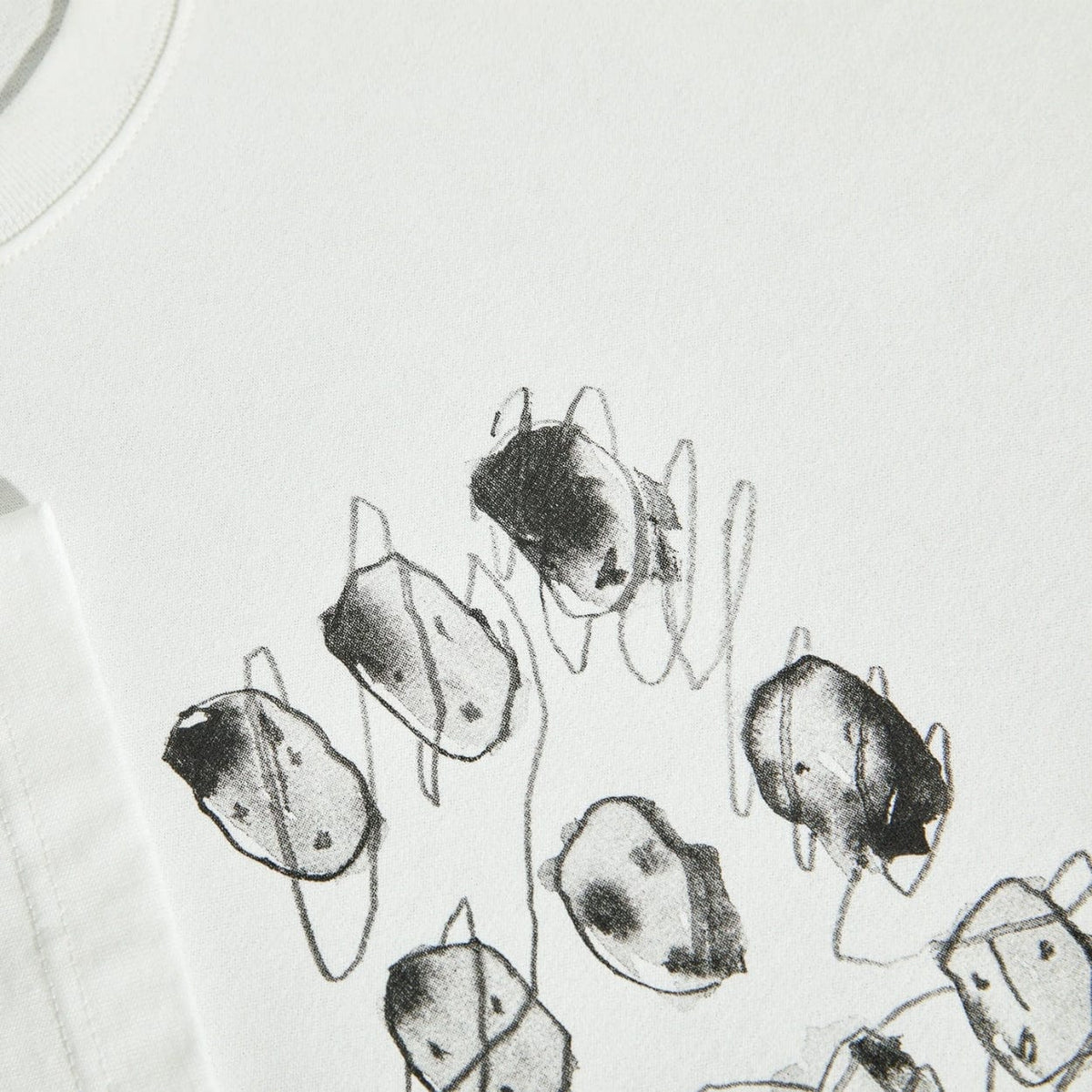 Polar Skate Co Sequence T-Shirt | Cloud White - The Vines Supply Co