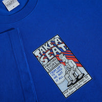 Polar Skate Co Take A Seat T-Shirt | Egyptian Blue - The Vines Supply Co