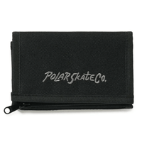 Polar Skate Co Surf Logo Key Wallet | Black - The Vines Supply Co