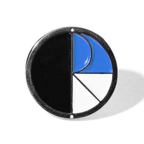 Polar Polar Skate Co Trio Fill Logo Pin Badge | Multi Pin Badge | The Vines