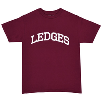 Quasi Skateboards Ledges T-Shirt | Burgundy - The Vines Supply Co