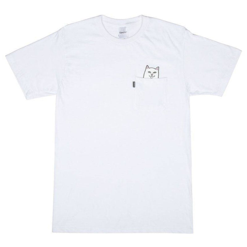 RipnDip Rip N Dip Lord Nermal Pocket T-Shirt | White Tees | The Vines