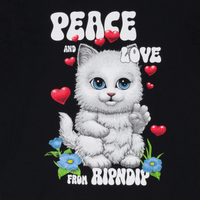 RipnDip RIPNDIP Peace Love Long Sleeve T-Shirt | Black Tees | The Vines