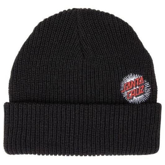 Santa Cruz Santa Cruz Daylight Dot Beanie | Black Beanies | The Vines