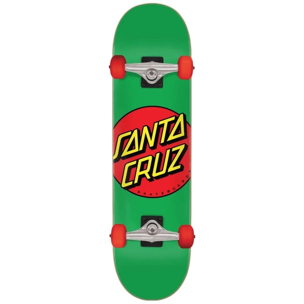 Santa Cruz Classic Dot Mid Green Complete Skateboard | 7.8"
