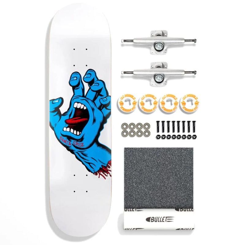 Santa Cruz Screaming Hand Complete Skateboard Kit | 8.25" - The Vines Supply Co
