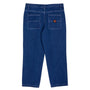 Santa Cruz Pant Classic Label Panel Jeans | Blue & White